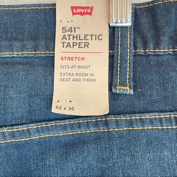 Levi’s 541 Athletic Taper Men’s Plus Size Jeans/Sz:52x30/NWT - Picture 8 of 14